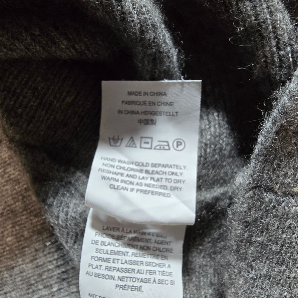 J.Crew Italian Cashmere Gray Crewneck Sweater Womens XXS Soft Knit - Picture 6 of 7